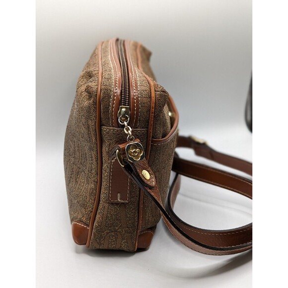 Vintage Flavi Vismano Leather Front Pocket Crossbody Purse - Picture 3 of 16